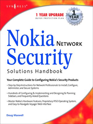 cover image of Nokia Network Security Solutions Handbook